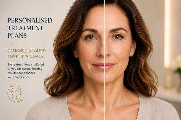 Before and after results of Collagen Lift Therapy Oldham