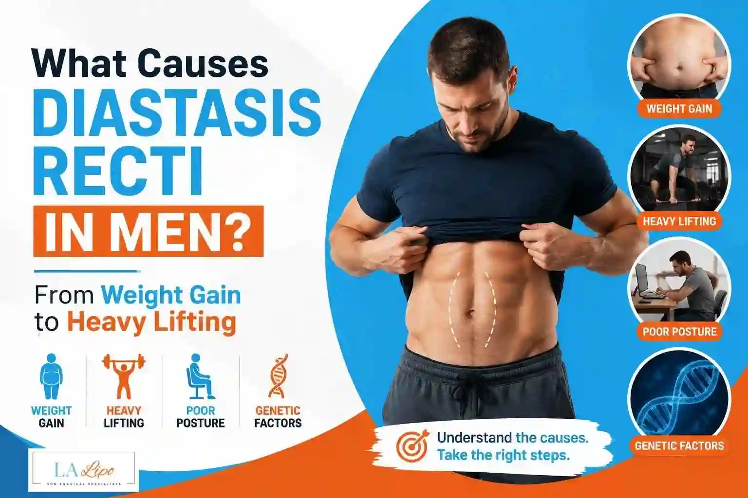 What Causes Diastasis Recti in Men? From Weight Gain to Heavy Lifting Oldham